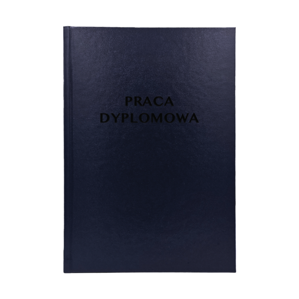 Granatowa Oprawa Pracy Dyplomowej - Strefa Xero