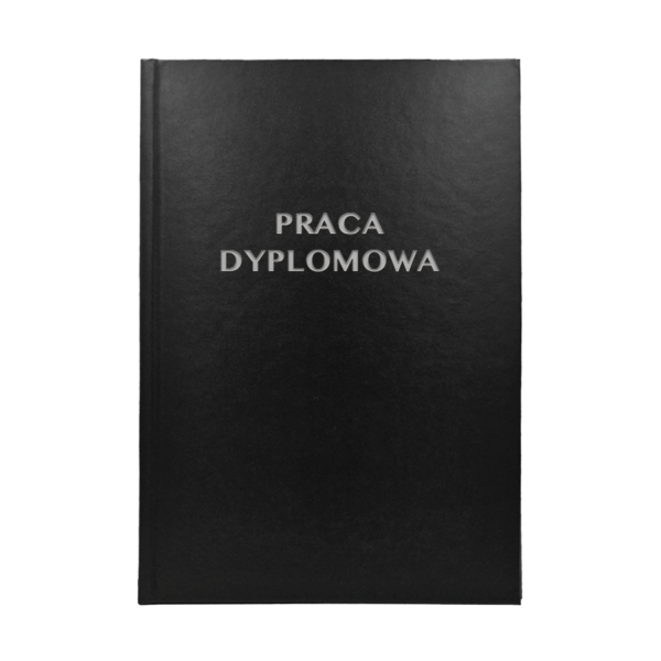 Czarna Oprawa Pracy Dyplomowej - Drukarnia Online