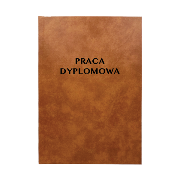 Bursztynowa Oprawa Pracy Dyplomowej - Strefa X Drukarnia Online