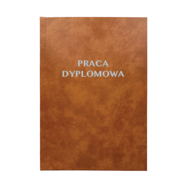 Bursztynowa Oprawa Pracy Dyplomowej - Strefa X Drukarnia Online