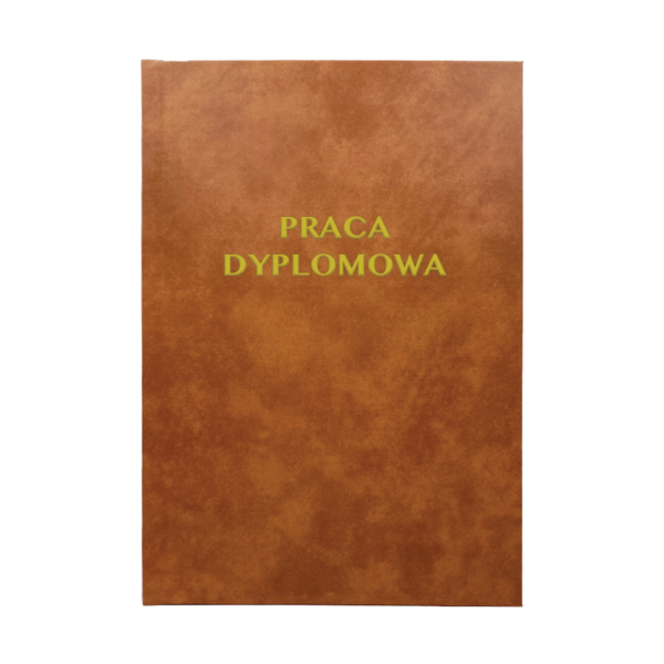 Bursztynowa Oprawa Pracy Dyplomowej - Strefa X Drukarnia Online