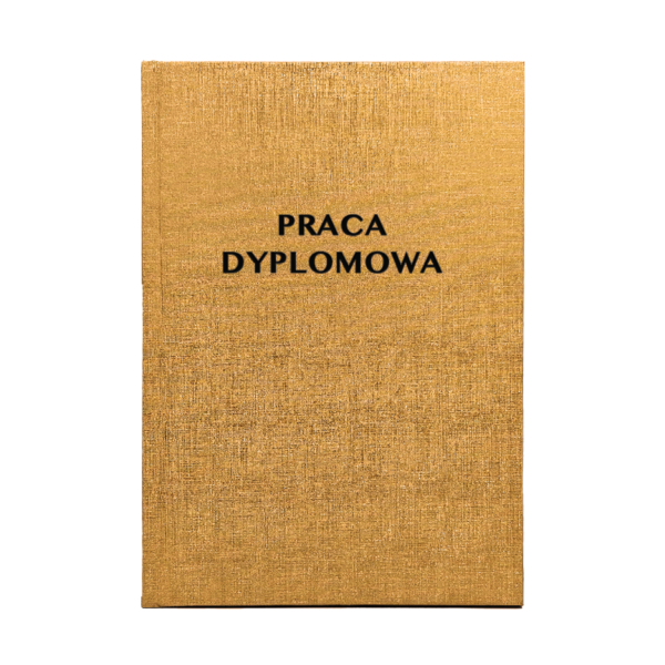 Złota Okładka Pracy Dyplomowej