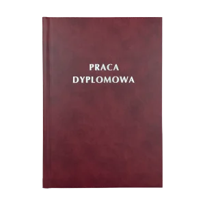 Burgund Oprawa Pracy dyplomowej