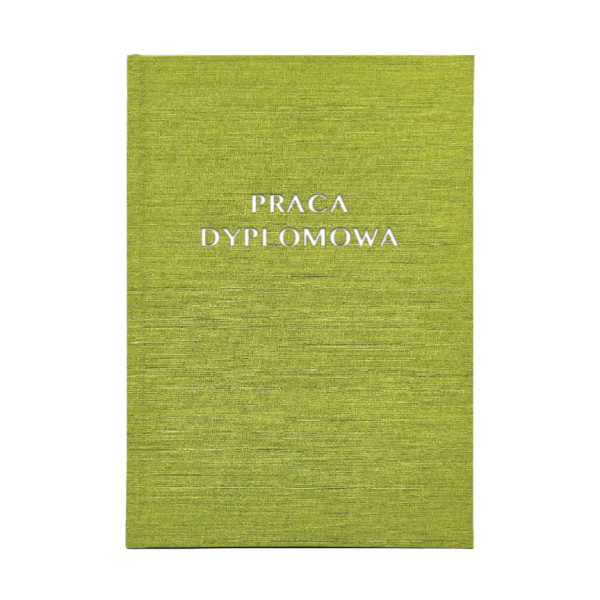 Limonkowa Oprawa Pracy Dyplomowej