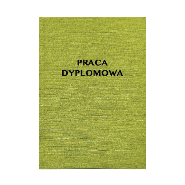 Limonkowa Oprawa Pracy Dyplomowej