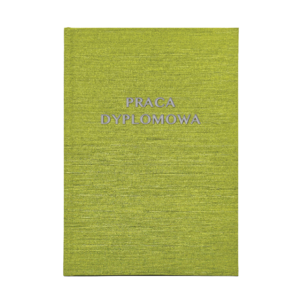 Limonkowa Oprawa Pracy Dyplomowej