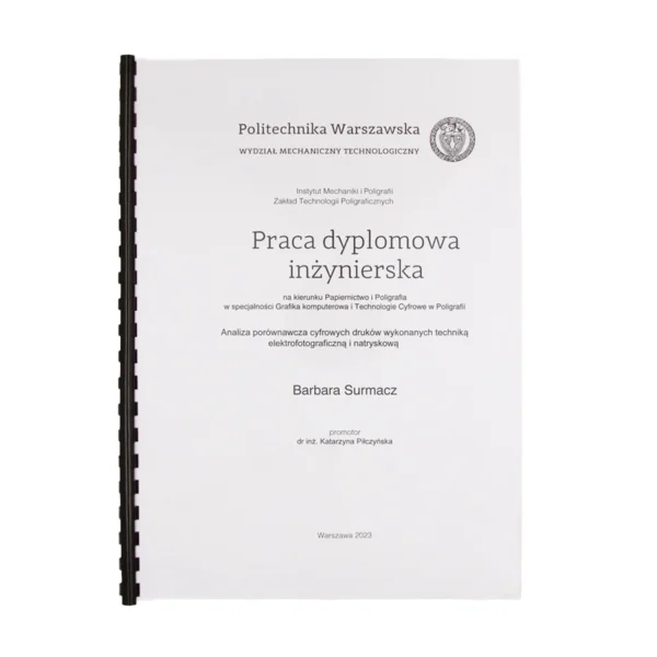Bindowanie Prac Dyplomowych - Drukarnia Online