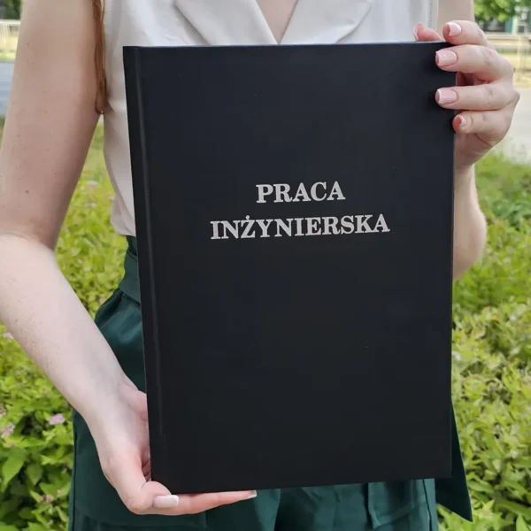 Czarna Okładka Pracy Dyplomowej