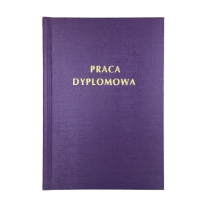 Fioletowa Oprawa Pracy dyplomowej