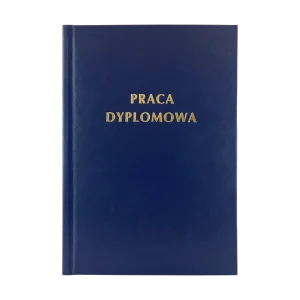 Granatowa Oprawa Pracy Dyplomowej