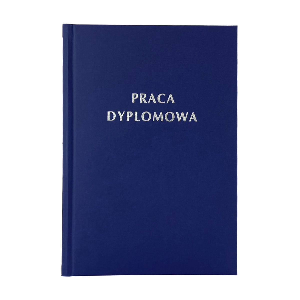 Granatowa Krata Oprawa Pracy Dyplomowej
