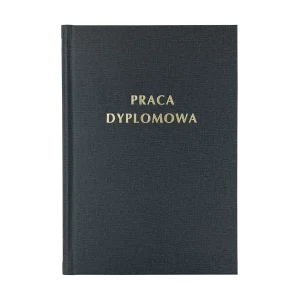 Grafitowa Okładka Pracy Dyplomowej