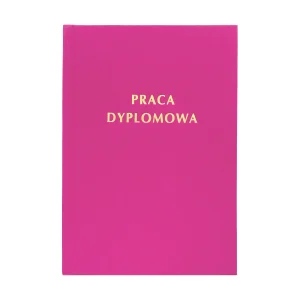 Różowa Fuksja Oprawa Pracy Dyplomowej