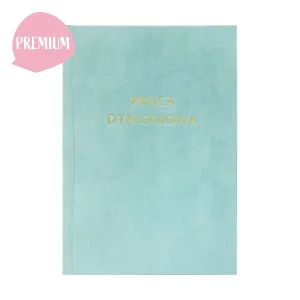 Baby Blue Pluszak Okładka Pracy Dyplomowej Premium