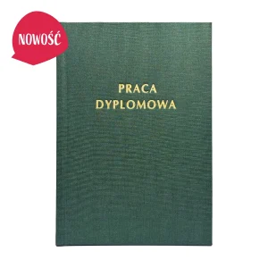 Smoczy Zielony oprawa pracy dyplomowej Premium