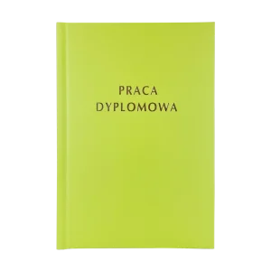 Limonkowa Oprawa Pracy Dyplomowej