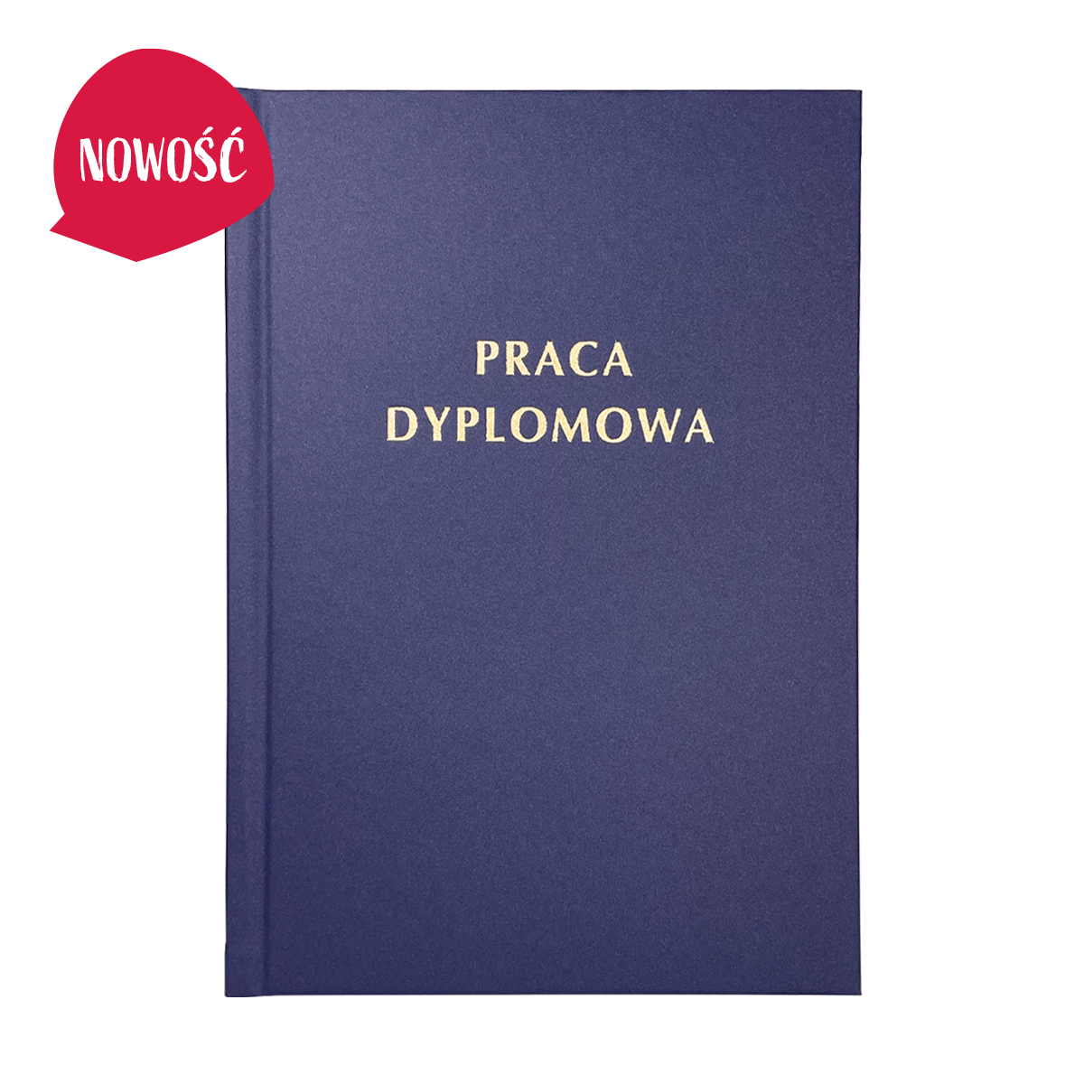 Granatowy Brokat Oprawa Pracy dyplomowej