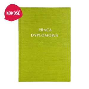 Jasnozielona Oprawa Pracy Dyplomowej