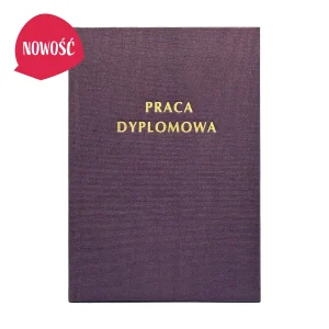 Smoczy Fiolet Oprawa Pracy Dyplomowej Premium
