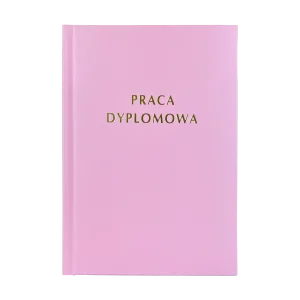 Różowa Oprawa Pracy Dyplomowej