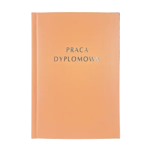 Brzoskwiniowa Oprawa Pracy Dyplomowej