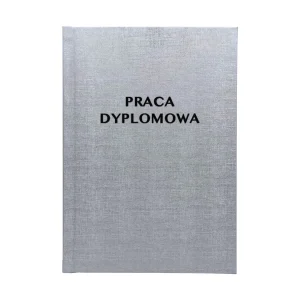 Okładka Pracy Dyplomowej Srebrny Metalik