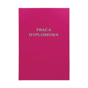 Oprawa Pracy Dyplomowej w kolorze Fuksja