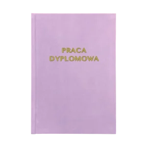Lawendowa Oprawa Pracy Dyplomowej