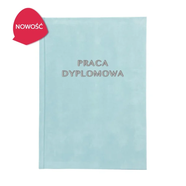 Baby Blue Okładka Pracy Dyplomowej Premium