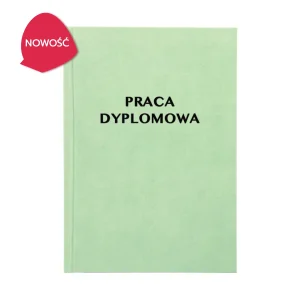 Miętowa Oprawa Pracy Dyplomowej - Okładka Premium