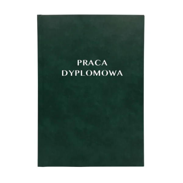 Szmaragdowa Oprawa Pracy Dyplomowej