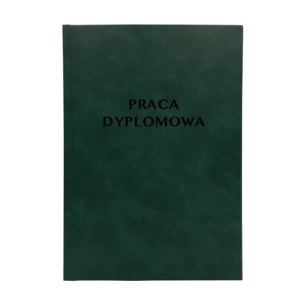 Szmaragdowa Oprawa Pracy Dyplomowej