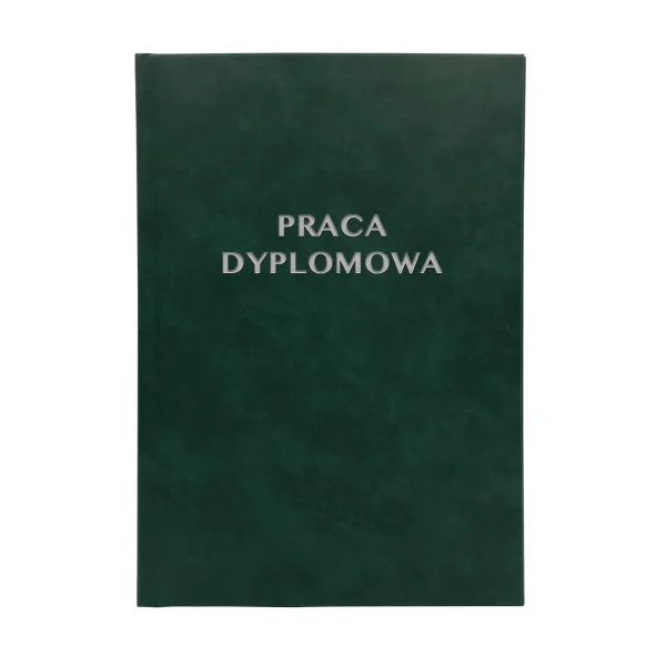 Szmaragdowa Oprawa Pracy Dyplomowej