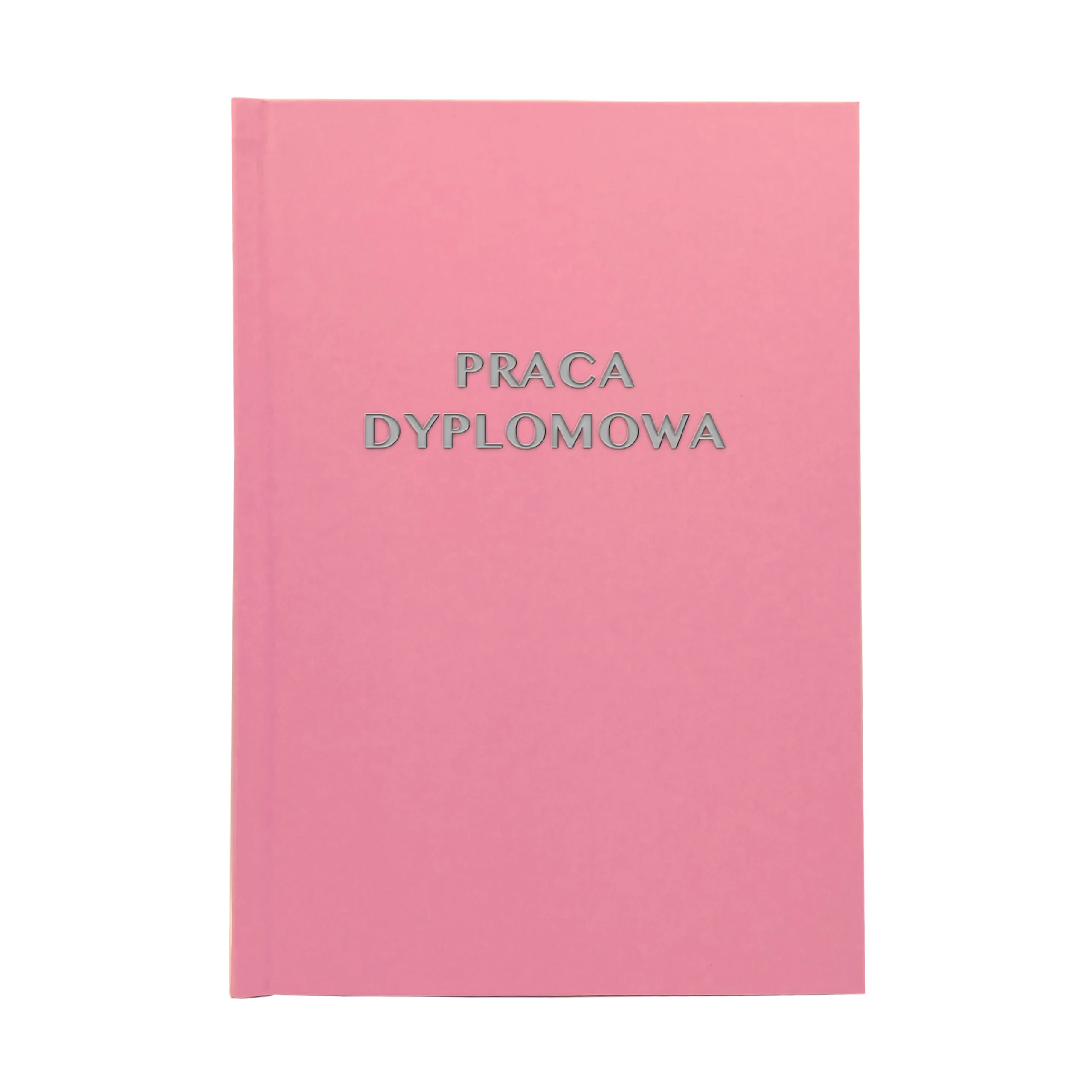 Ciemno Różowa Oprawa Pracy Dyplomowej