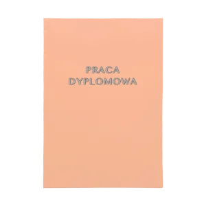 Brzoskwiniowa Oprawa Pracy Dyplomowej