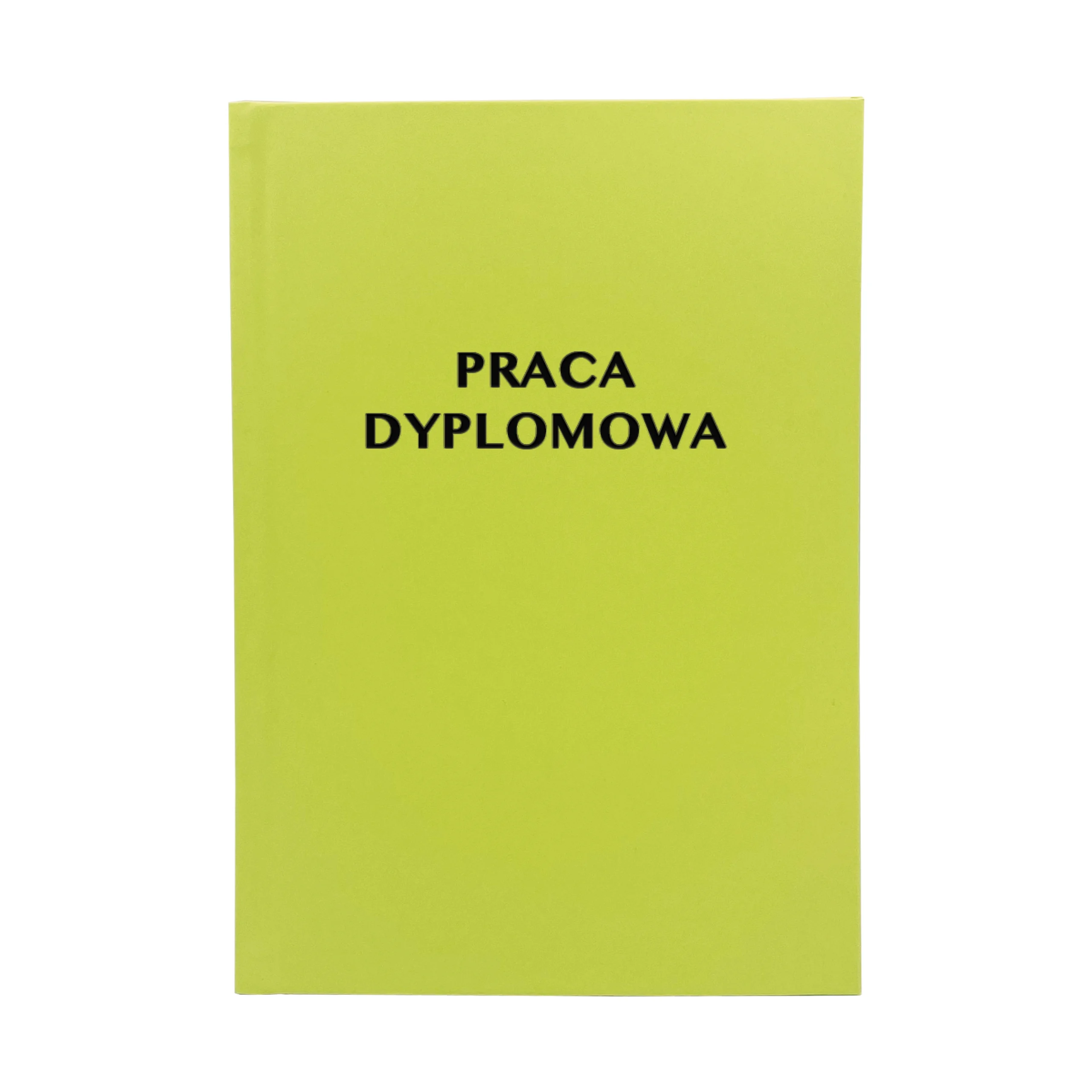 Limonkowa Oprawa Pracy Dyplomowej
