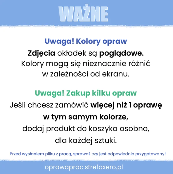 Oprawa Prac dyplomowych