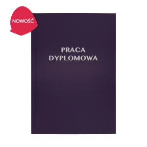 Granatowy Brokat Oprawa Pracy Dyplomowej