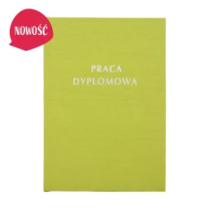 Jasnozielona Oprawa Pracy dyplomowej