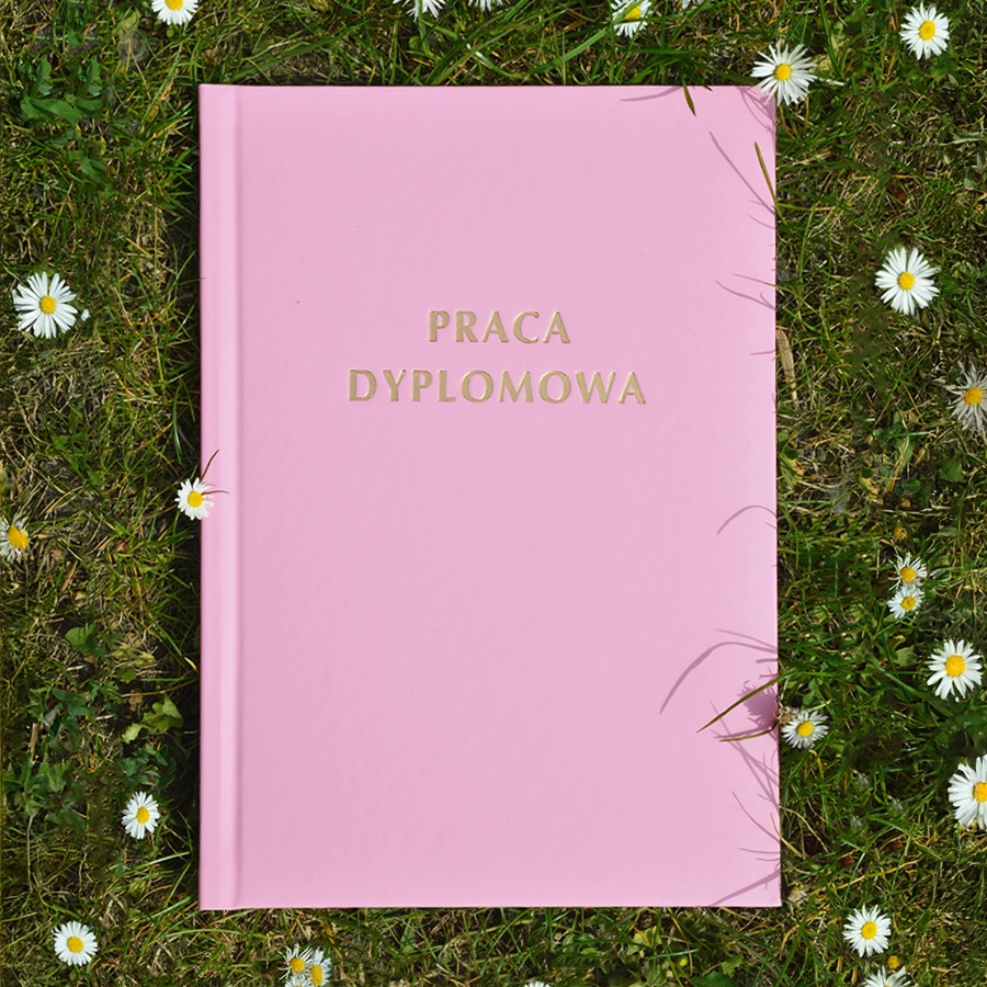 Różowa Oprawa Pracy Dyplomowej