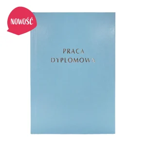Błękitna Oprawa Pracy dyplomowej